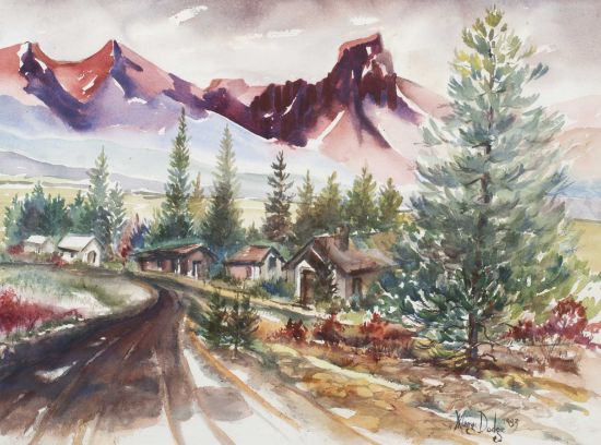 Picture of "Gray Wolf Mountain: Vigil of Salish Country"