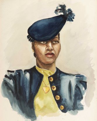 Picture of Woman with a berret