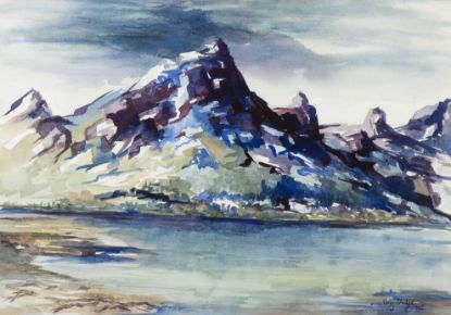 Picture of Two Medicine Lake, Glacier National Park Montana