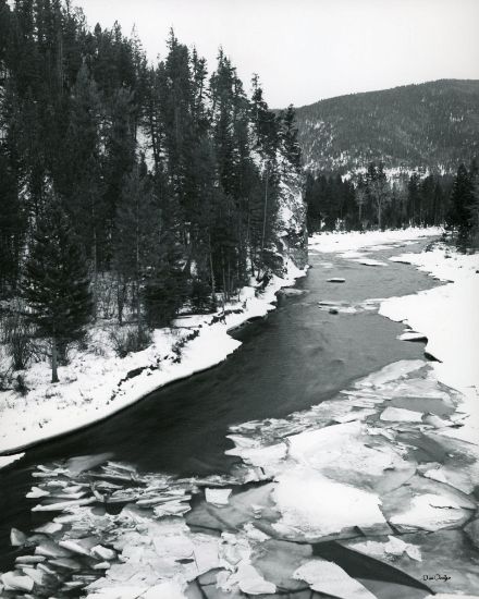 Picture of Blackfoot river in winter